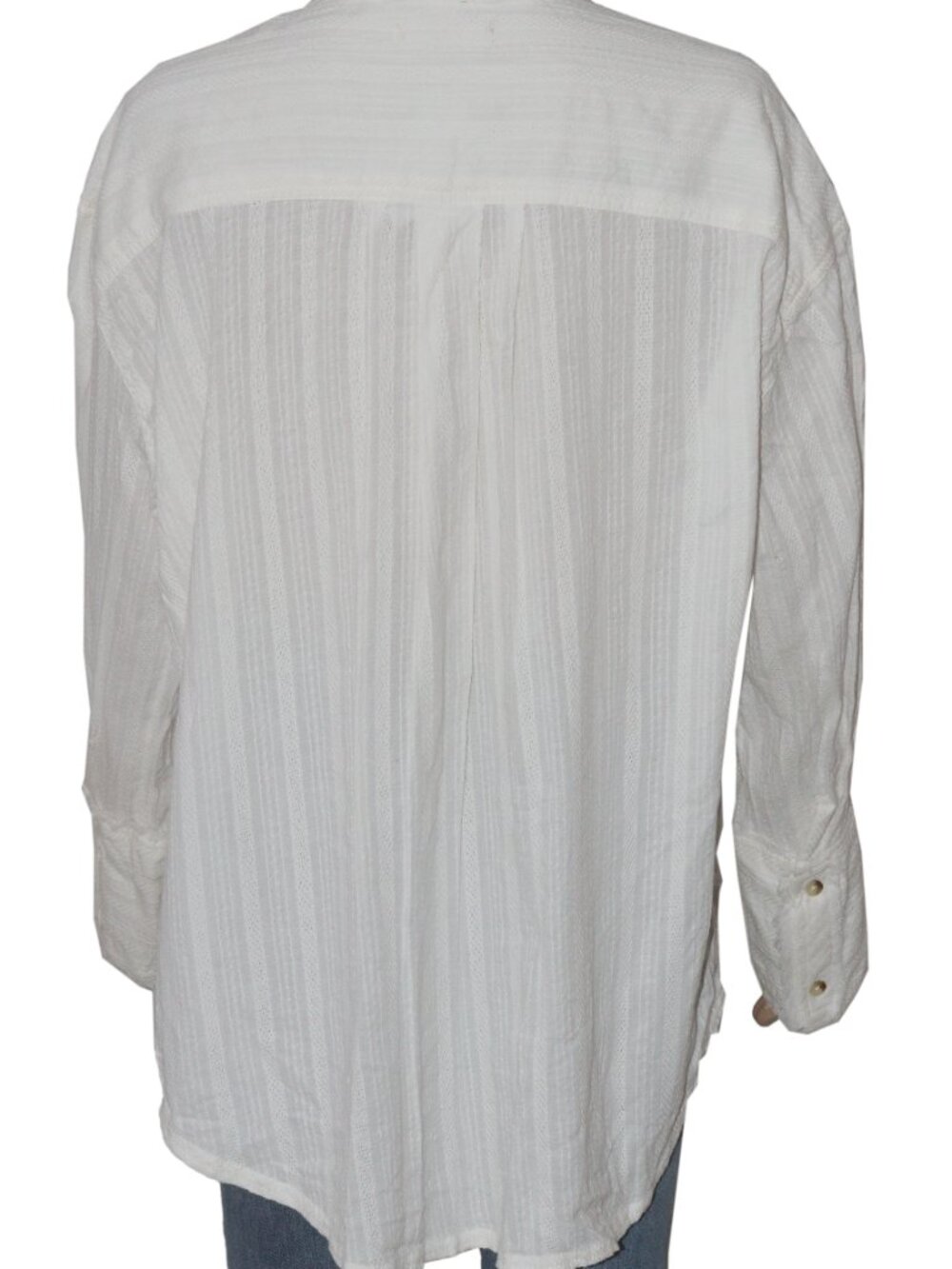 Free People We The Free Summer Sorbet Shirt Buttondown Oversized Top XS - Picture 5 of 8